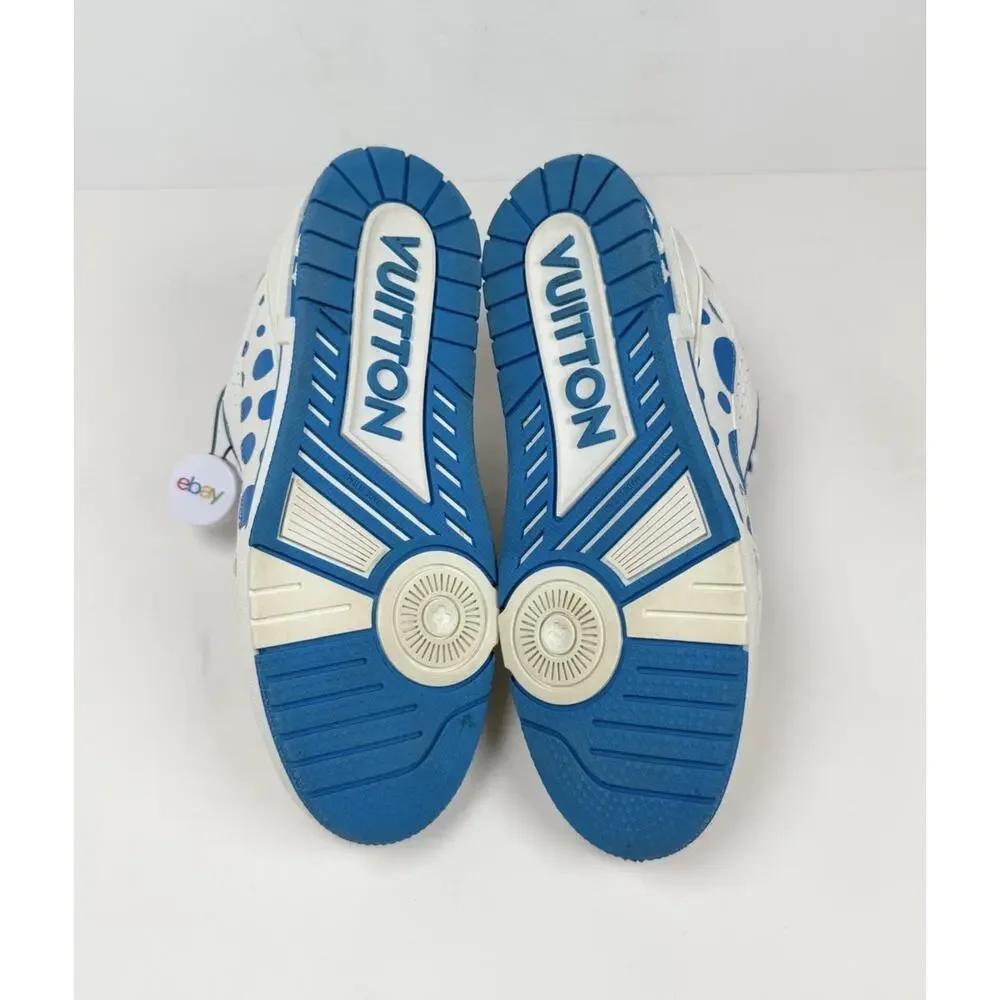 Size 6.5LV/7.5US - Louis Vuitton x Yayoi Kusama Trainer💙 RETAIL $1.4K! - Picture 8 of 10